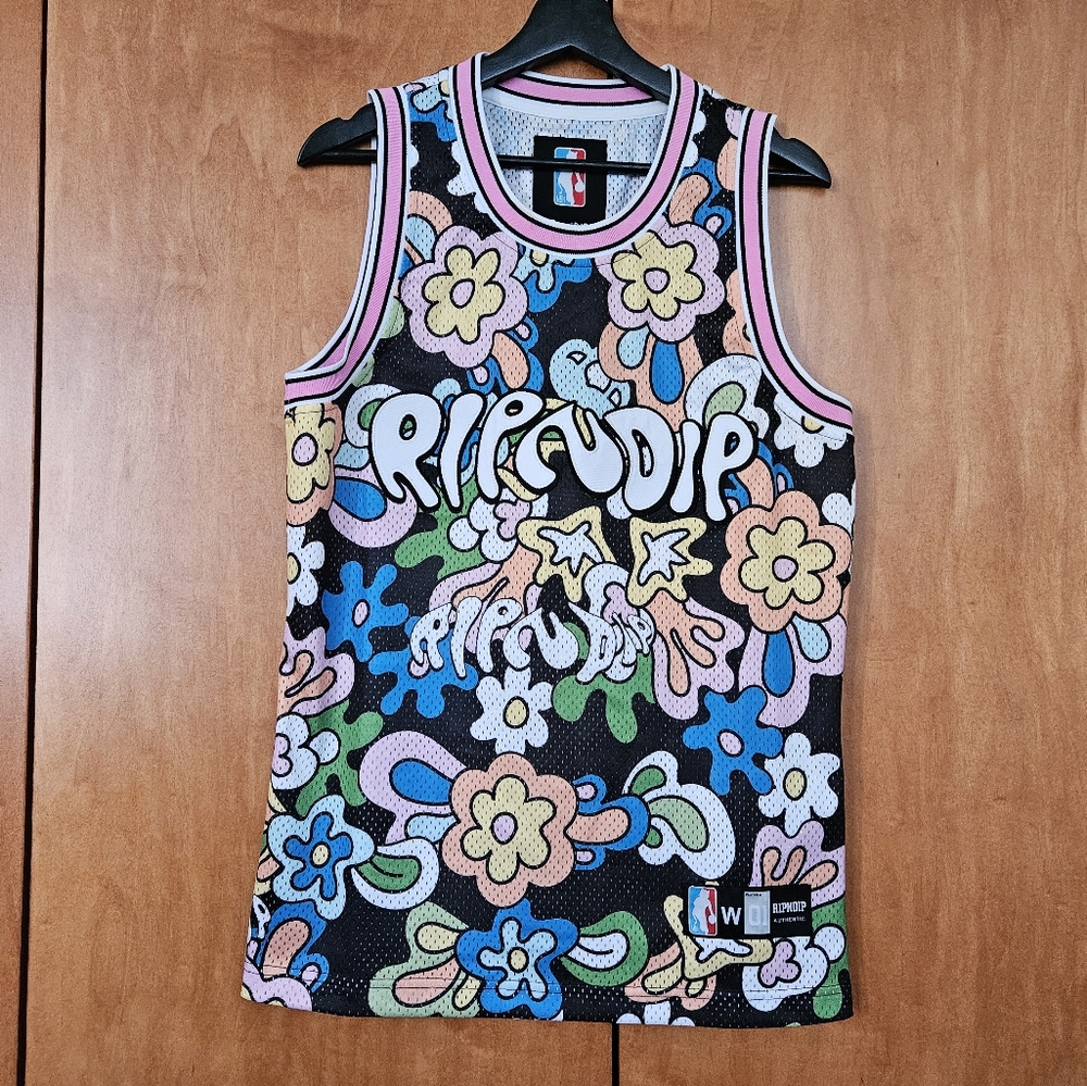 RIPNDIP Flower Child Basketball Jersey Size S NWT Summer '21